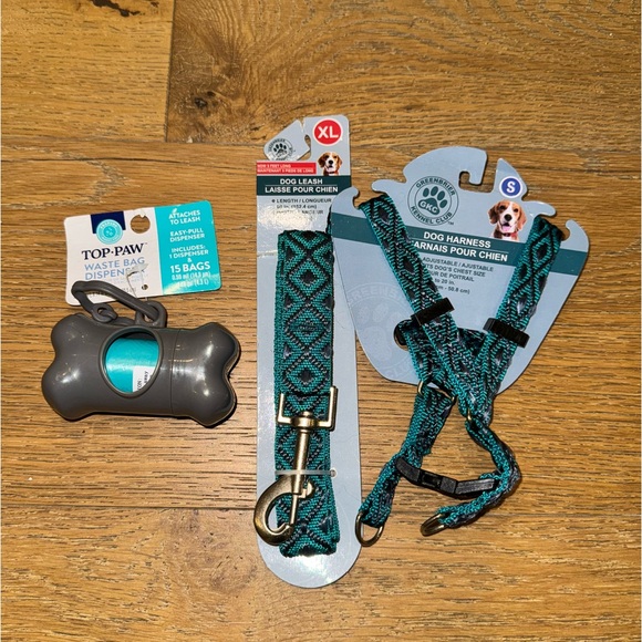 HP🥂 3pc SET Small Breed Dog Harness & Leash Set - Picture 6 of 10